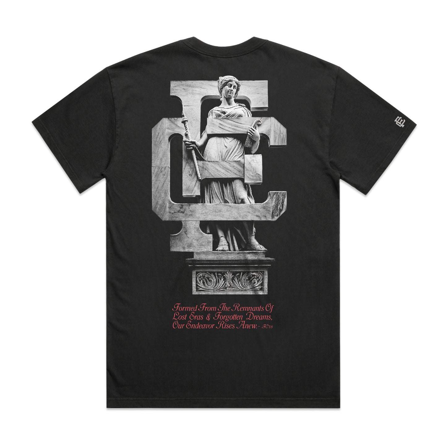 Camiseta extragrande y pesada Lost Eras