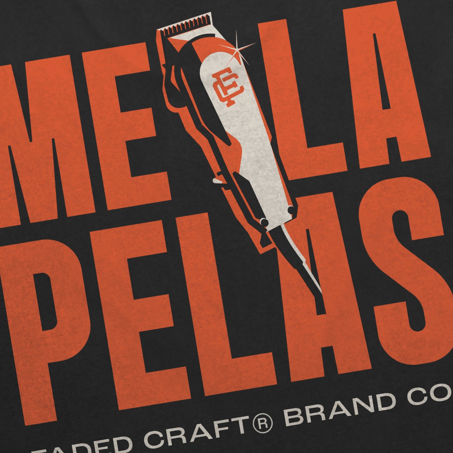 Camiseta gruesa de gran tamaño con gráfico de Clipper